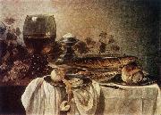 CLAESZ, Pieter Breakfast-piece oil painting